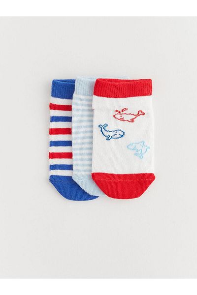 LC Waikiki Baby Boy Booties Socks 3-Piece (S3)