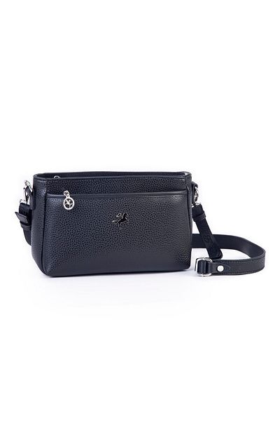 Nas Bag Black Lopez - Geantă de umăr și crossbody cu curea reglabilă cu mai mulți ochi