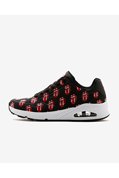 SKECHERS Uno - Say It Loud Erkek Siyah Sneakers 183101 Bkrd