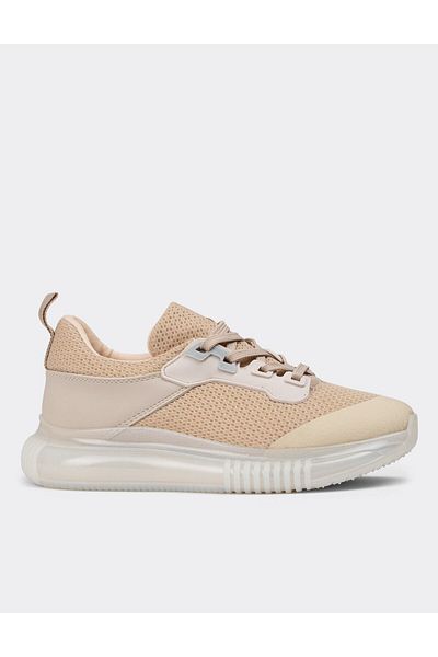 Deery Μπεζ Sneaker Γυναικεία Παπούτσια