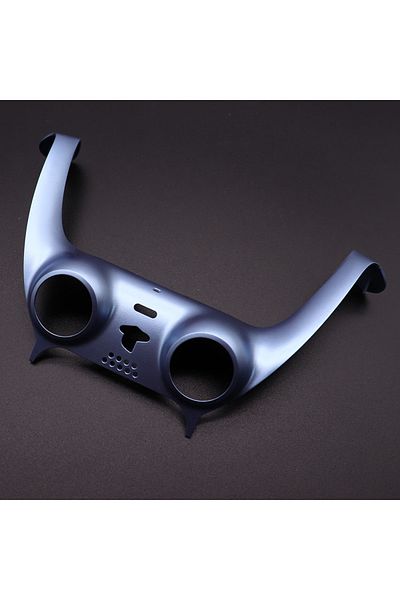 Choice H Carcasa central delantera para mando de PS5, cubierta de piel para mando, tira decorativa,