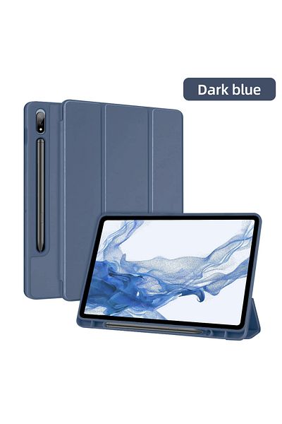 Hansong حافظة S6 Lite 10.4 بوصة باللون الأزرق الداكن لجهاز Samsung Galaxy Tab S8 Ultra 14.6 وS8 Plus وS7 Plus وS7 FE 12