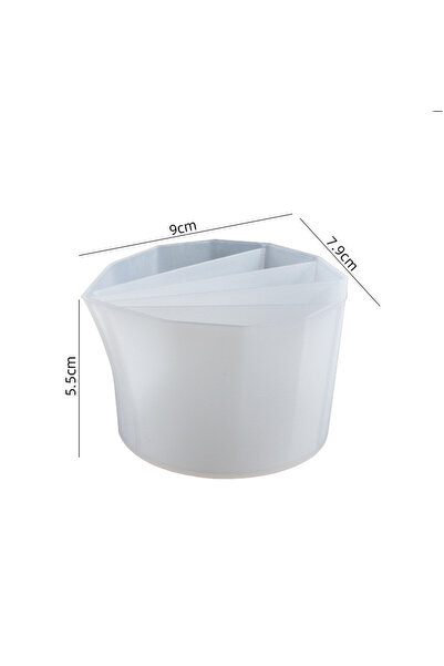 Choice 5 أكواب مقسمة لصب الطلاء، كوب مقسم من السيليكون لصب السوائل قابل لإعاد...