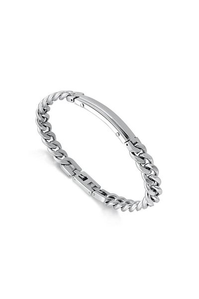 Necati Gün Ars009 Men's Leather Steel Bracelet