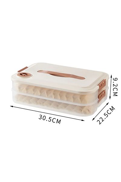 Choice 2pcs Kitchen Organizer Dumpling Box Food Storage Container Refrigerator Keep Fresh Storage Box Multi
