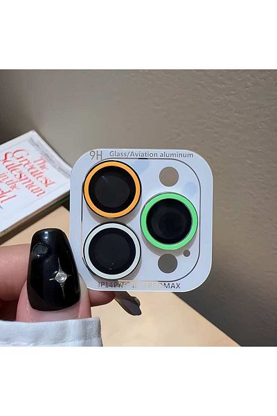 Choice Tempered Glass 13pro 13promax(3pcs Yellow Green White Luminous Ceramic Camera Protector Film For Iph