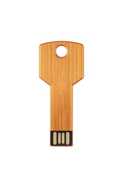 JASTER 128GB Gold High-capacity Metal Key Shape USB Flash Drive 64GB Black Pen Drives Silver Stick Real Cap