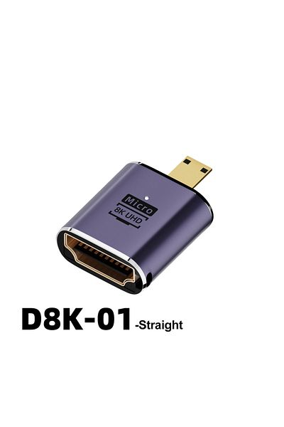 Choice Type 8 HDMI-Compatible Adapter 90 270 Degree Right Angle Male to Female Converter 8K HD Connector Mi