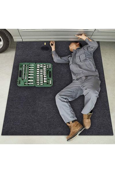 Choice Gray 36 X 60inch Car Maintenance Mat Oil Felt Proof Protective Waterproof Garage Mat Floor Tools Aut