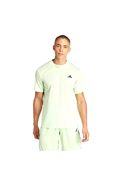 adidas Πράσινο ανδρικό μπλουζάκι προπόνησης - Essential IT5396