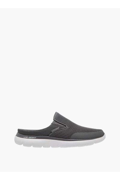 SKECHERS Men's Textured Slip-On Mules - SUMMITS VINDICATOR