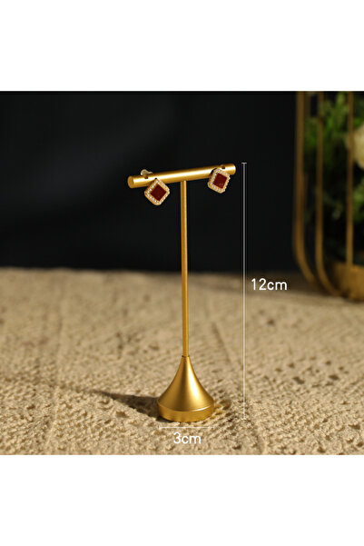 Choice حامل عرض أقراط المجوهرات T1-S حامل حامل قضيب T برج معدني منظم أقراط الأذن