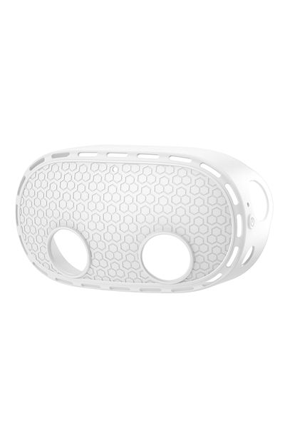 Choice White Silicone Vr Shell Protective Cover Compatible With Meta Quest 3s Accessories, Comprehensive Pr