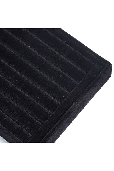 Choice Velvet Black (SMALL) 1 Pc Velvet Jewelry Storage Tray Ring Earring Display Box Brooche Handicraft Cl