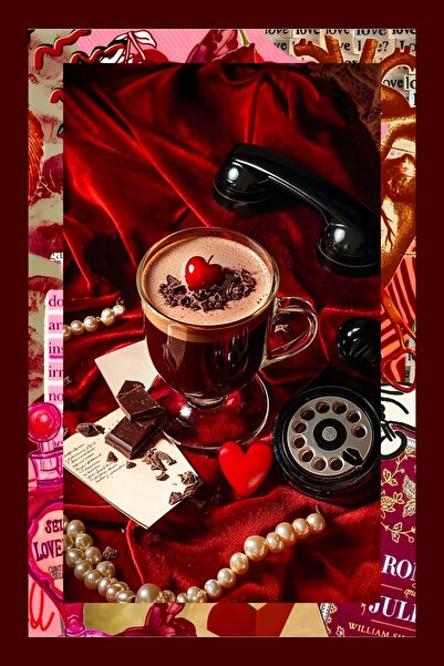 Mim and More Luminara Studio x Love Bombing Dark Hot Chocolate - Kirazlı Bitter Sıcak Çikolata, 200 Gr