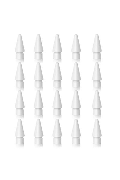 Choice 20 قطعة من طرف قلم Apple Pencil مزدوج الطبقات لقلم Apple Pencil من الجيل الأول والثاني لأطراف قلم iPencil F