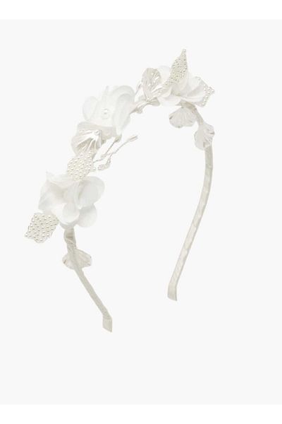 Little Missy Floral Accent Handbag with Headband