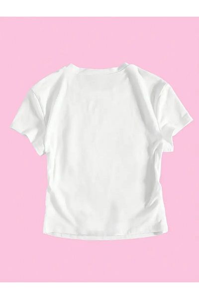 npLStore Women's Cowboy Printed Crop Blouse