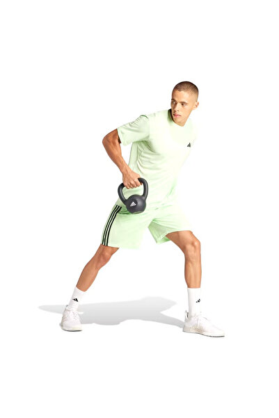 adidas Πράσινο ανδρικό μπλουζάκι προπόνησης - Essential IT5396