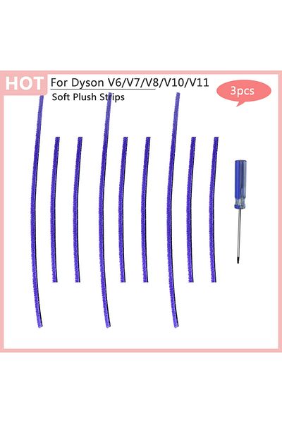 Choice Orange For Dyson V6 V7 V8 V10 V11 Products Robot Vacuum Cleaner Floor Brush Hose Soft Velvet Strips