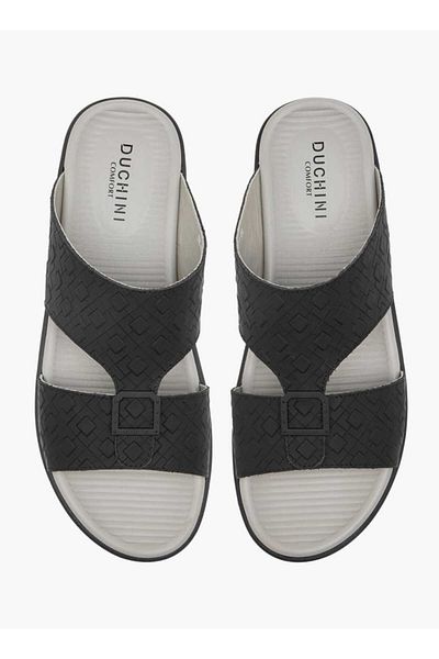 Duchini Duchini Men's Cutout Detail Slip-On Arabic Sandals