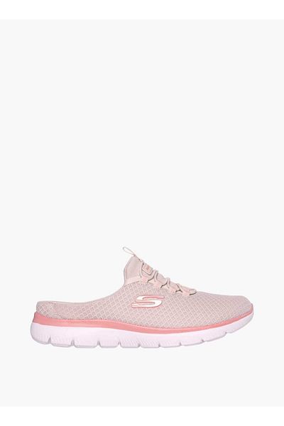 SKECHERS Women's Mesh Slip-On Sports Shoes with Lace Detail - SUMMITS