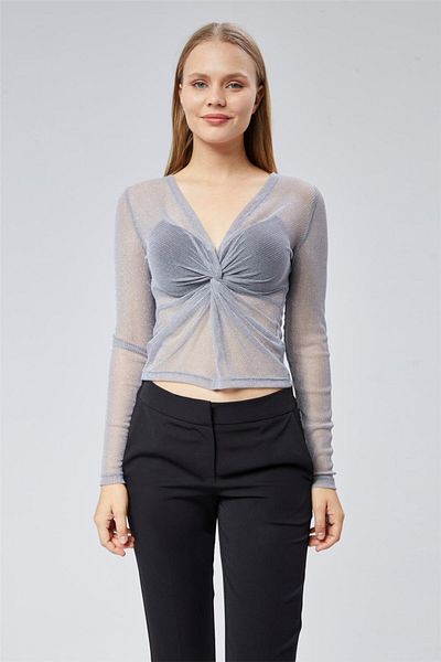 HomeStore Einfache drapierte Bluse - UK