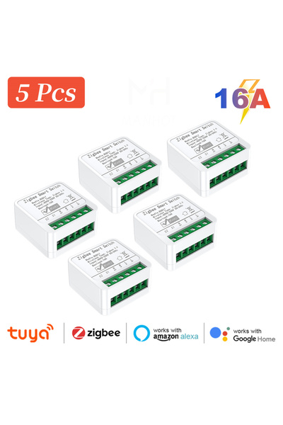 Choice5 زيجبي 5 قطع زيجبي 2MQTT زيجبي 3.0 مفتاح إضاءة ذكي صغير DIY ثنائي الات...