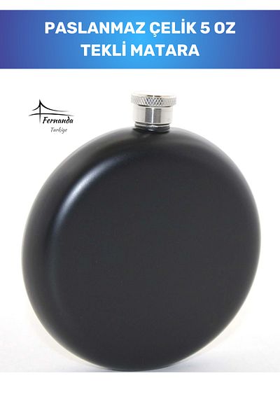 Fernanda Special Production 5 oz Single Drink Alcohol Whisky Camping Flask Bottle Stainless Steel That Keeps Cold for a Long Time
