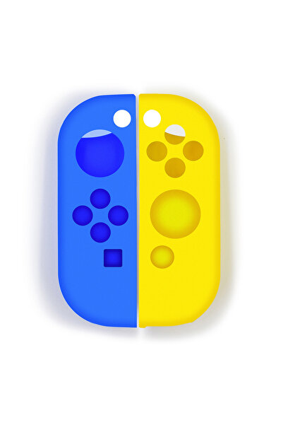 Choice حافظة حماية من السيليكون باللون الأزرق والأصفر لجهاز التحكم Switch/Swi...
