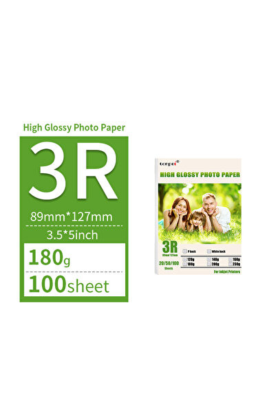 Choice 3R 180g 100sheet Multi Specification High Gloss Photo Paper 3R 4R 5R A...