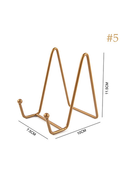 Choice8 5 1pc Plate Display Stand ture Easel Metal Plate Stands Holder Displa...