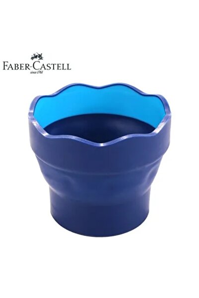 Choice Dark Blue Faber Castell Watercolor Paint Washing Bucket Portable Scalable Telescopic Art Wash Pen Cu