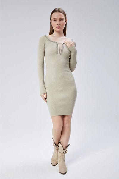 HomeStore Kleid mit Nietenbesatz