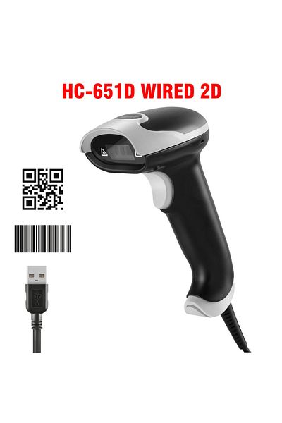 Choice 2D wired JRHC 1D USB Laser Barcode Scanner Handheld Bar Code Readers Scanning Tools Devices for Stor