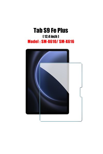 Choice واقي شاشة زجاجي مقوى Tab S9 Fe 12.4 لهاتف Samsung Galaxy Tab S6 Lite A9 Plus S8 S9 Plus Ult