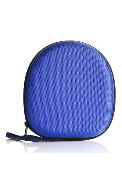 Choice Blue Earphone Storage Bag Head-mounted Exquisite Carry-on Convenient Practical Easy To Use Modern Si