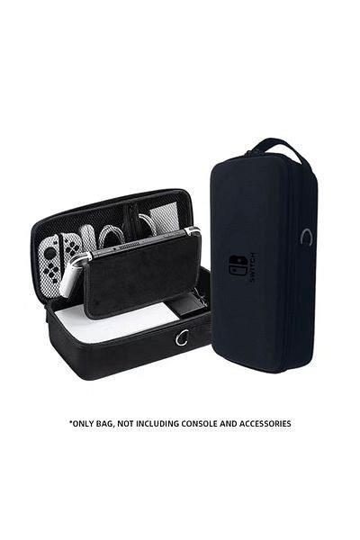 Choice Black Data Frog Switch OLED/LITE Handheld Storage Bag NS Nintendo Switch Portable PU Carrying Case P