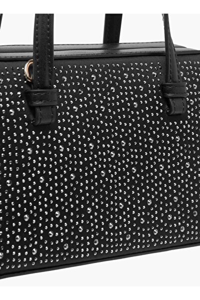 Celeste Embellished Tote Bag with Adjustable Strap and Magnetic Closure - W 9.5 x H 13.5 x D 18.5 cm