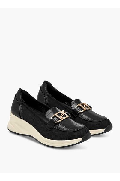 Paprika Paprika Panelled Slip-On Loafers with Metal Accent