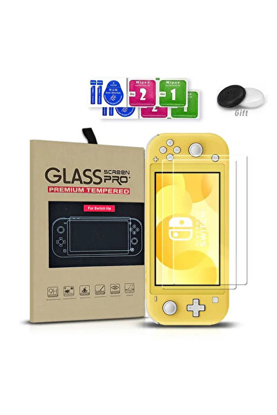 Choice FOR Switch Lite 2PCS Tempered Glass Screen Protector Compatible Switch OLED 9H HD Clear Glass Film f