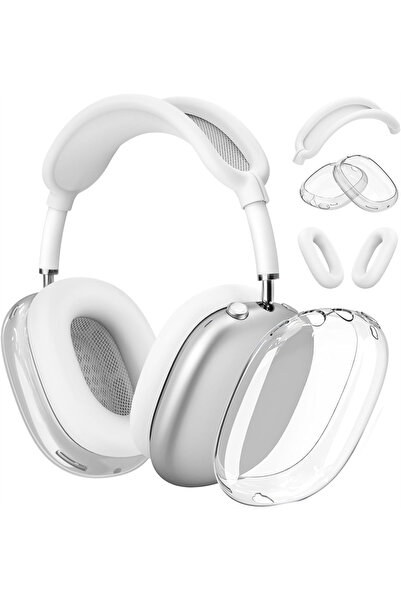 Choice حافظة واقية للأذن من السيليكون الناعم من مادة TPU باللون الأبيض الشفاف...