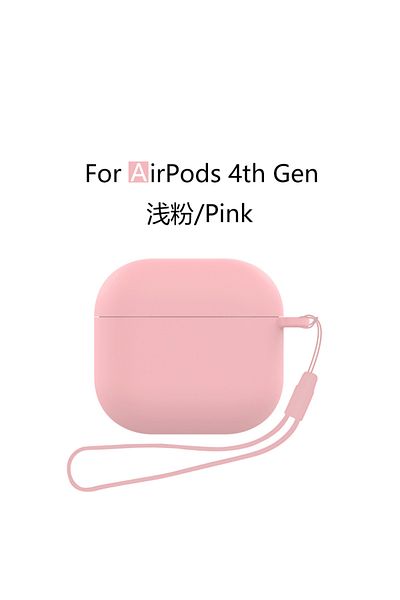 Choice For AirPods 4 2024 With Lanyard Earphone Case for AirPods 4 with Active Noise/AirPods 4（2024）Soft Si