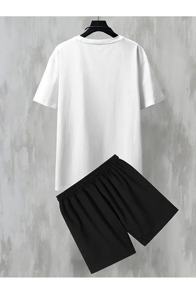 npLStore Unisex Printed T-Shirt and Shorts Bottom Top Set