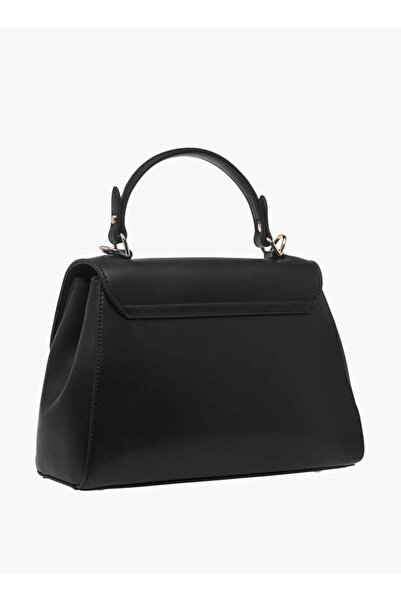 Celeste Monogram Embossed Satchel Bag with Top Handle and Detachable Strap - W 7 x H 19 x D 25 cm