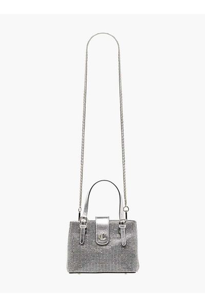 Le Confort Embellished Tote Bag with Zip Closure and Detachable Strap