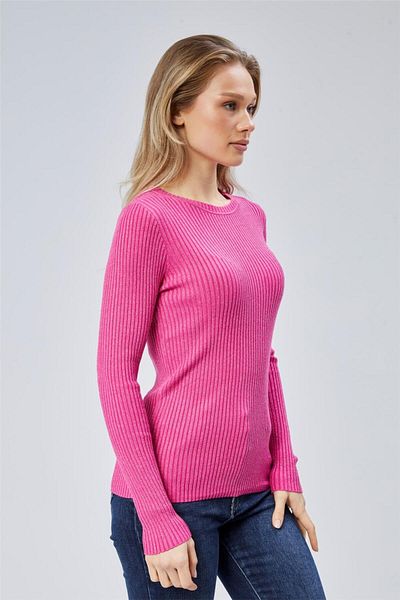 HomeStore Strickpullover mit geripptem Ausschnitt