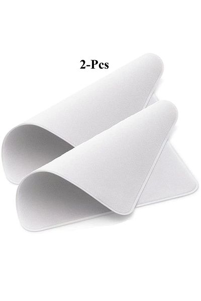 Choice 2pcs-gray Polishing Cloth For Iphone Screen Double-layer Microfiber Reusable Cleaning Cloth For Ipho