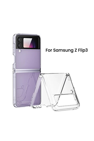 Choice جراب توكي الشفاف المصنوع من مادة TPU لهاتف سامسونج Z Flip 3، متوافق مع...