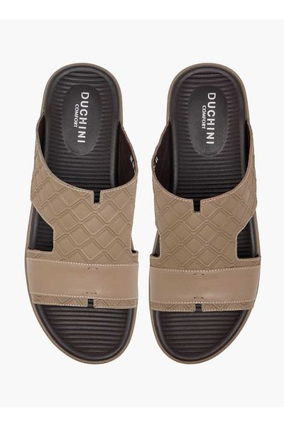 Duchini Duchini Men's Cutout Detail Slip-On Arabic Sandals